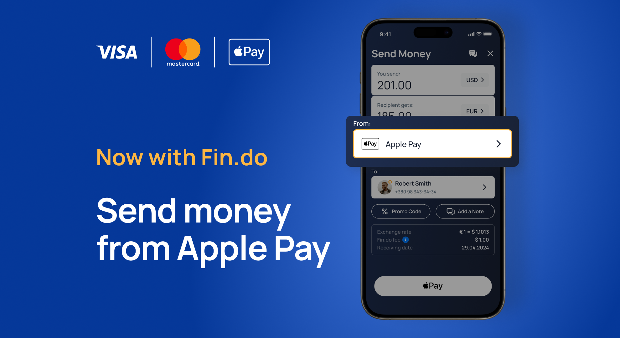 Introducing Money Transfers from Apple Pay in Fin.do