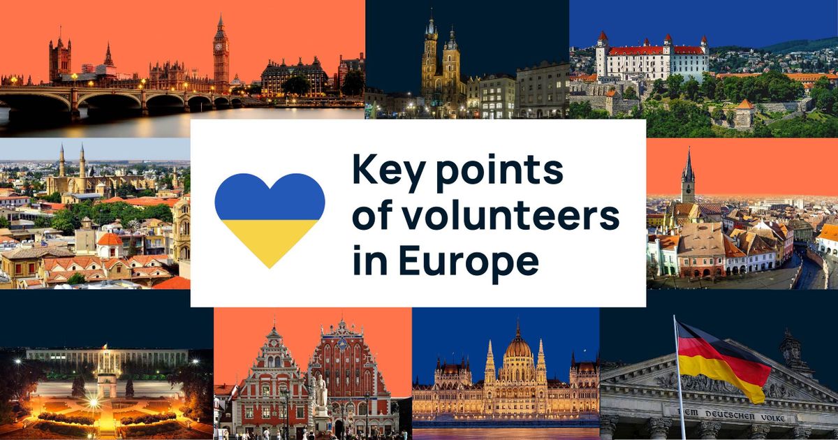 Помощь Украине: волонтерские инициативы для украинских беженцев в Европе